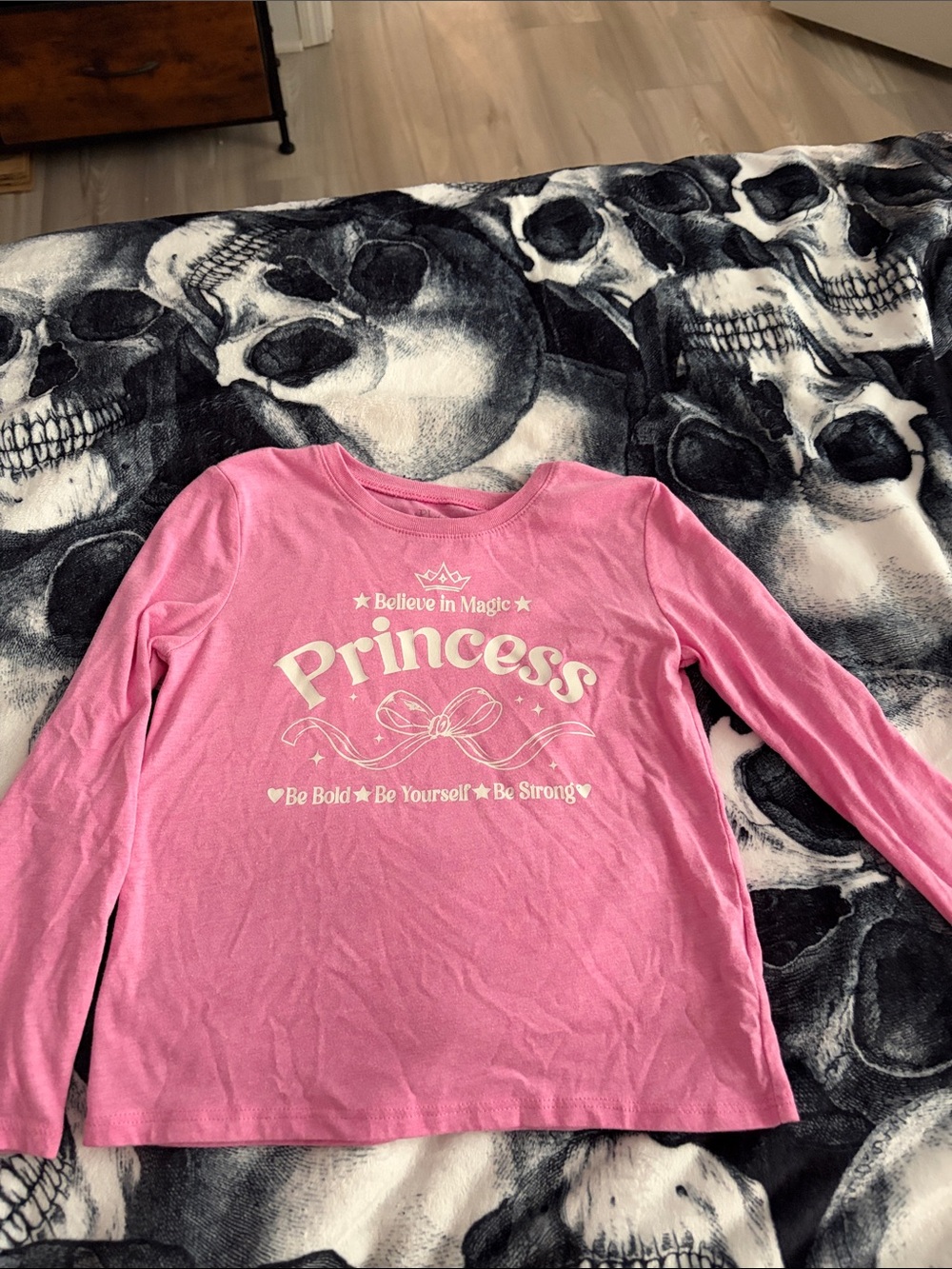 The Children's Place Pink "Princess" Long Sleeve Tee